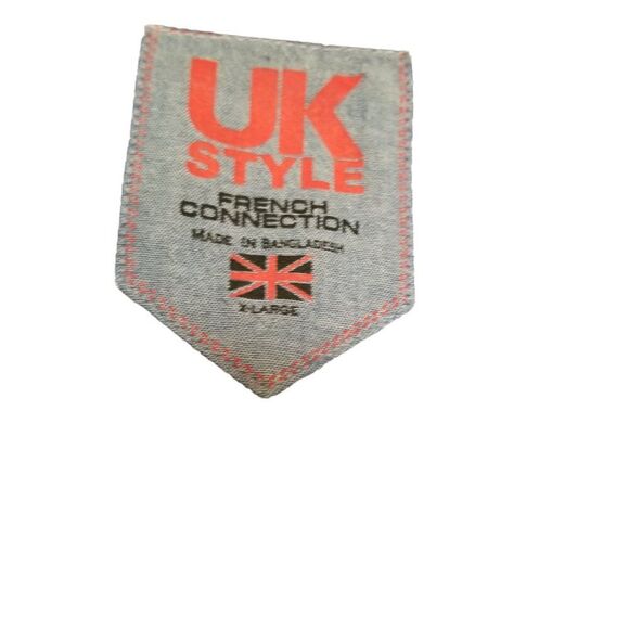 French Connection Men's Blue and White Striped Button-Down Shirt - Size XL - Picture 3 of 10